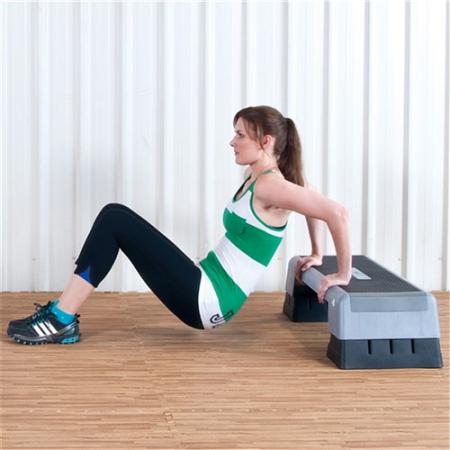 Bodyworx Aerobic Step user dips